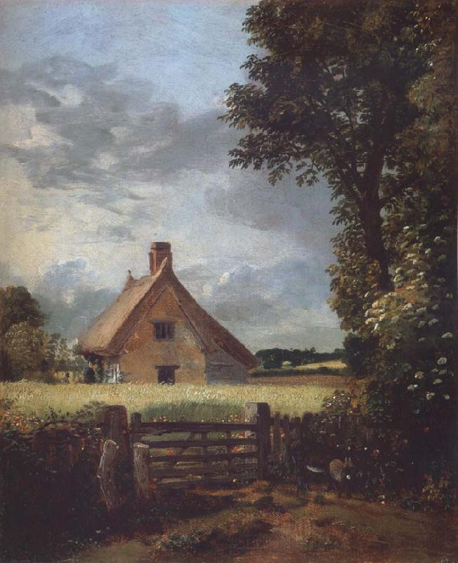 John Constable A cottage in a cornfield oil painting image